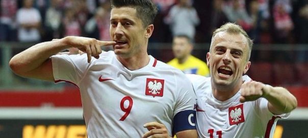 Ranking drużyn narodowych Polski wyprzedzający powód